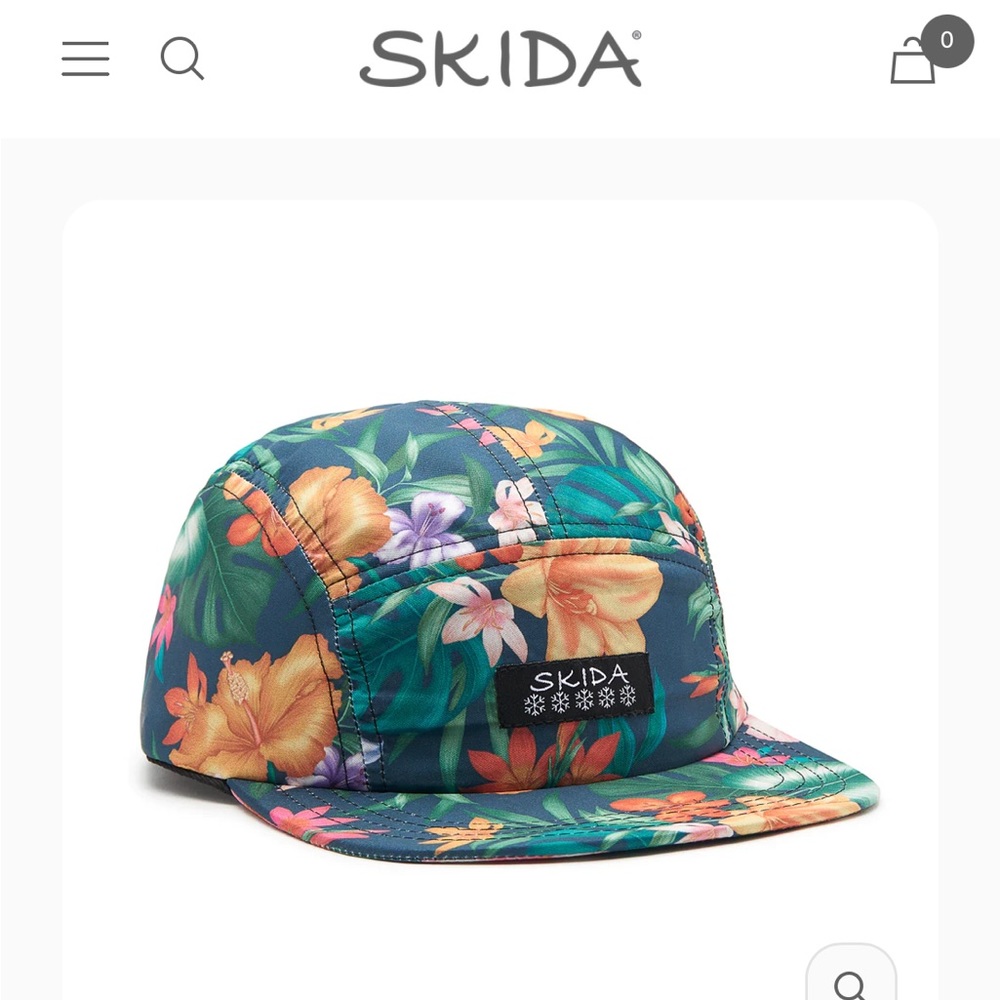 Skida Brim Hat in Party Wave EUC